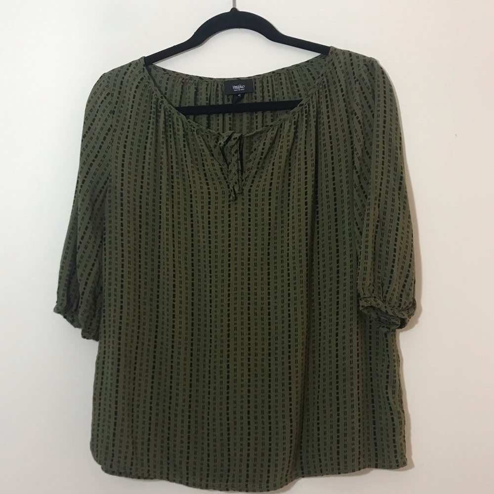 Mossimo 3/4 Sleeve Blouse - S